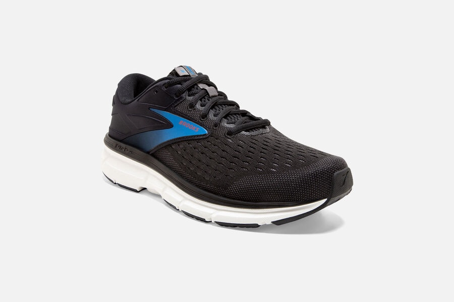 Brooks Israel Dyad 11 Road Running Shoes Mens - Black/Blue - WUL-895203